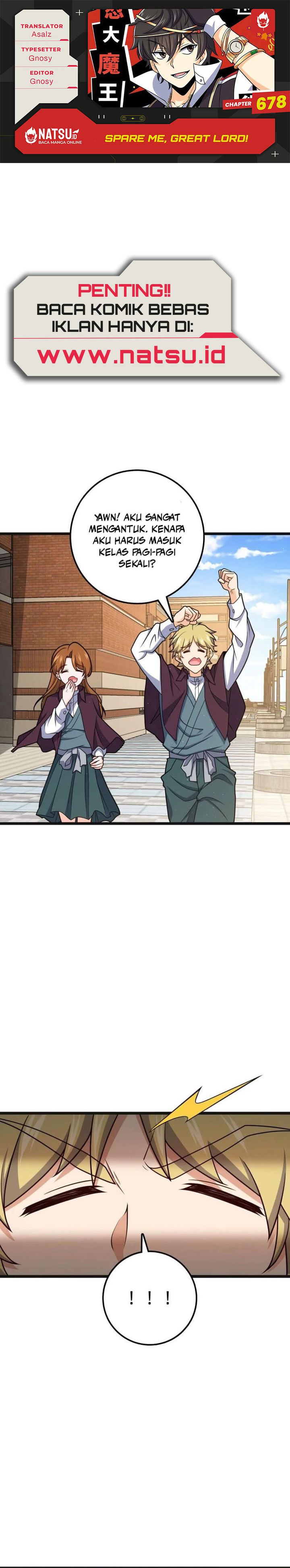 Spare Me, Great Lord! Chapter 678 Gambar 1